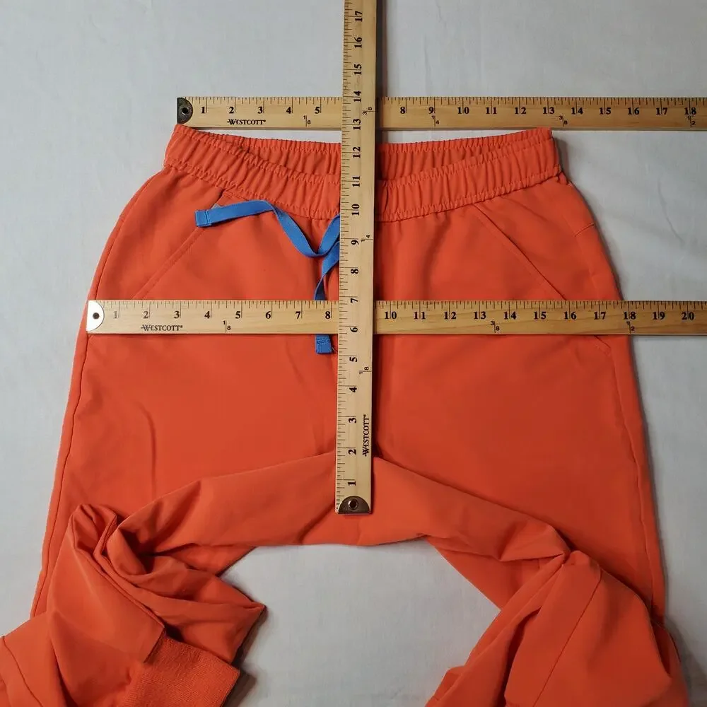 Figs Men's Size XS Tansen Jogger Slim-Fit Scrub Pants Orange MXXSW2004
